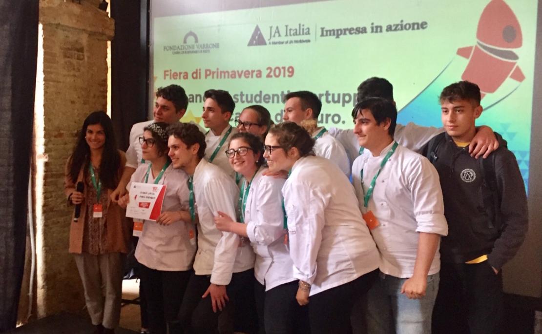 I “piccoli chef” del “Costaggini” migliore impresa JA del Lazio