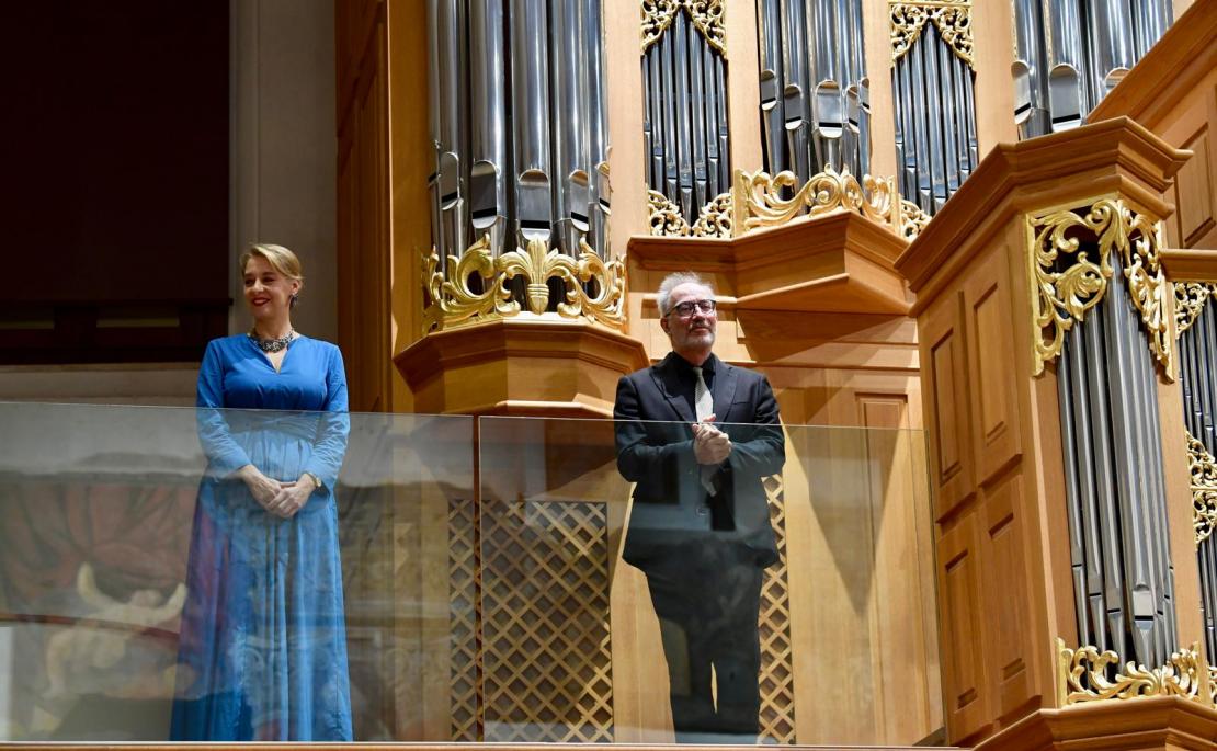 Lucia Napoli e Claudio Brizi a San Giorgio con "Il soffio infinito"