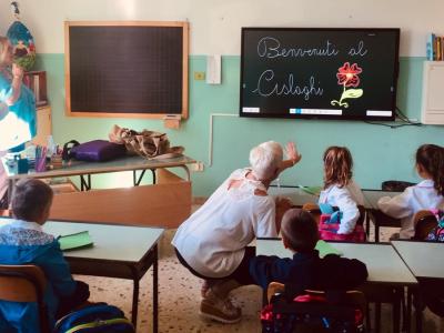 In classe con lim  e tablet nuovi