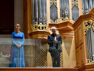 Lucia Napoli e Claudio Brizi a San Giorgio con "Il soffio infinito"