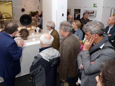 La visita alla mostra guidata da Stefano Pozzovivo che ha preceduto il convegno